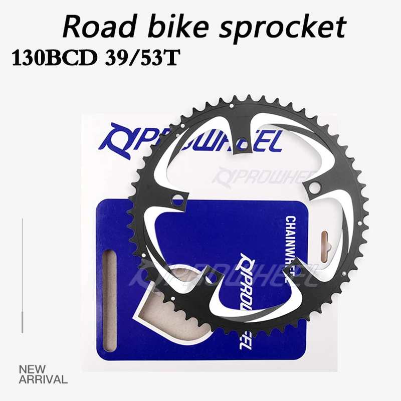 

Передняя звезда PROWHEEL 130BCD 39/53T, складная велосипедная Звездочка 10/11S, сверхлегкая сталь/алюминиевый сплав, запчасти для зубных пластин
