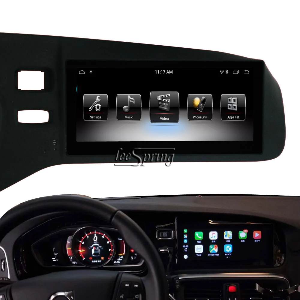 8 дюймовый Android мультимедийный плеер для VOLVO V40 2011-2018 GPS-навигация встроенный carplay