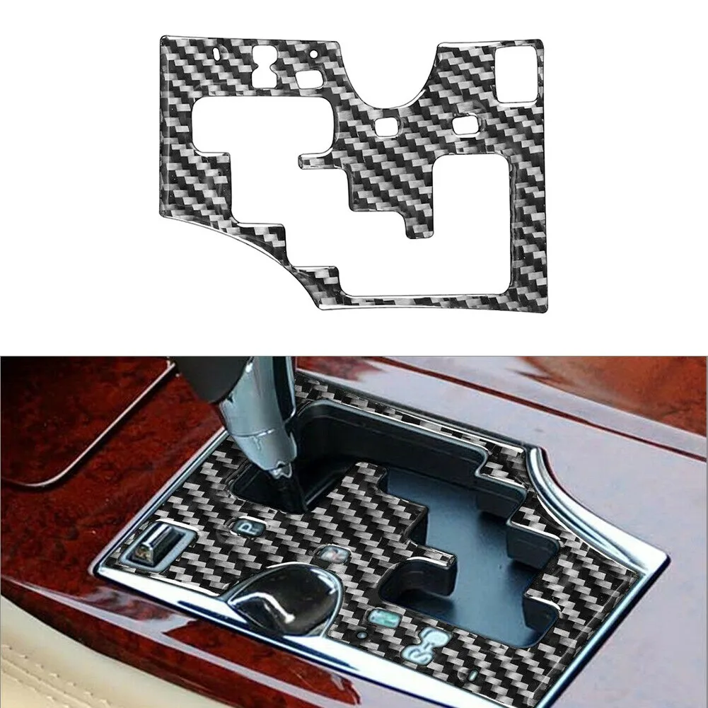 

1pcs Gear Shift Panel Cover Trim Carbon Fiber Cover Trim Durable For Lexus