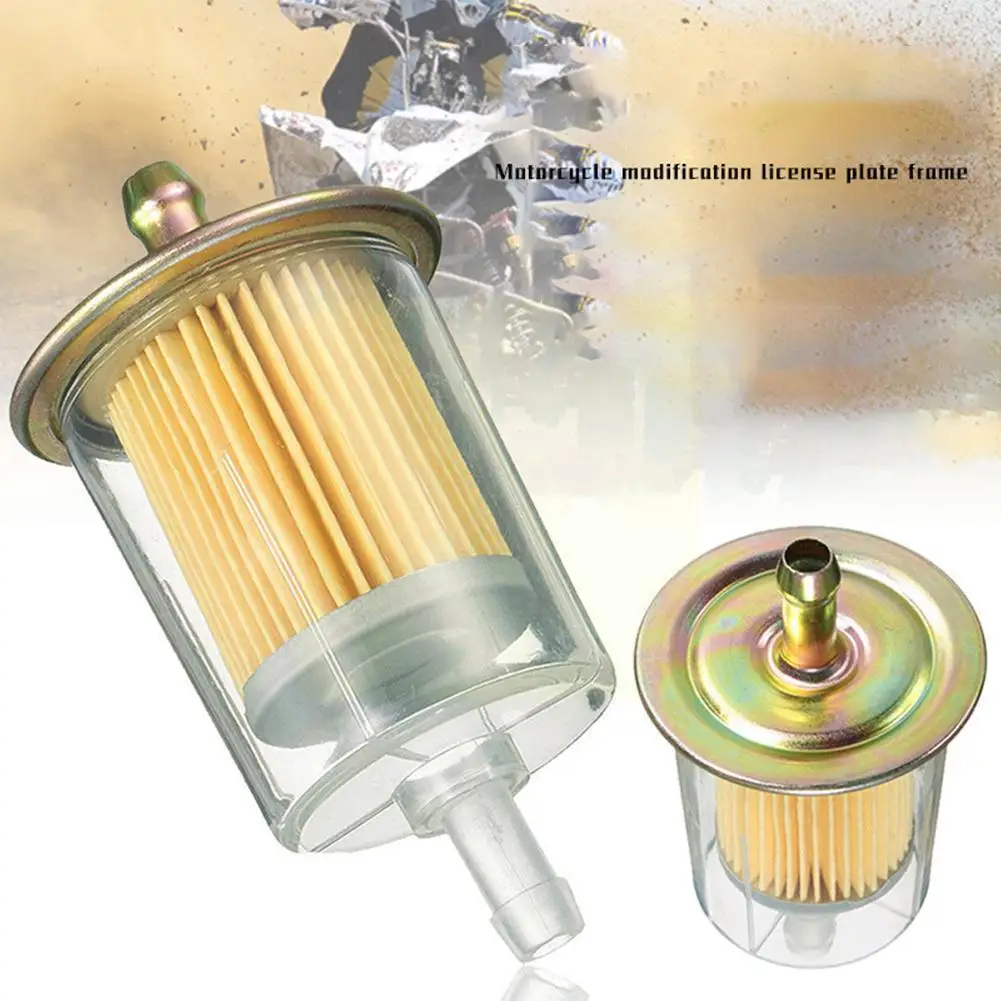 

Motorcycle Gasoline Filter Element Inline Gas Petrol Fuel 3/8 Pipe Line Tractor Filter White Color Accessories J4e0