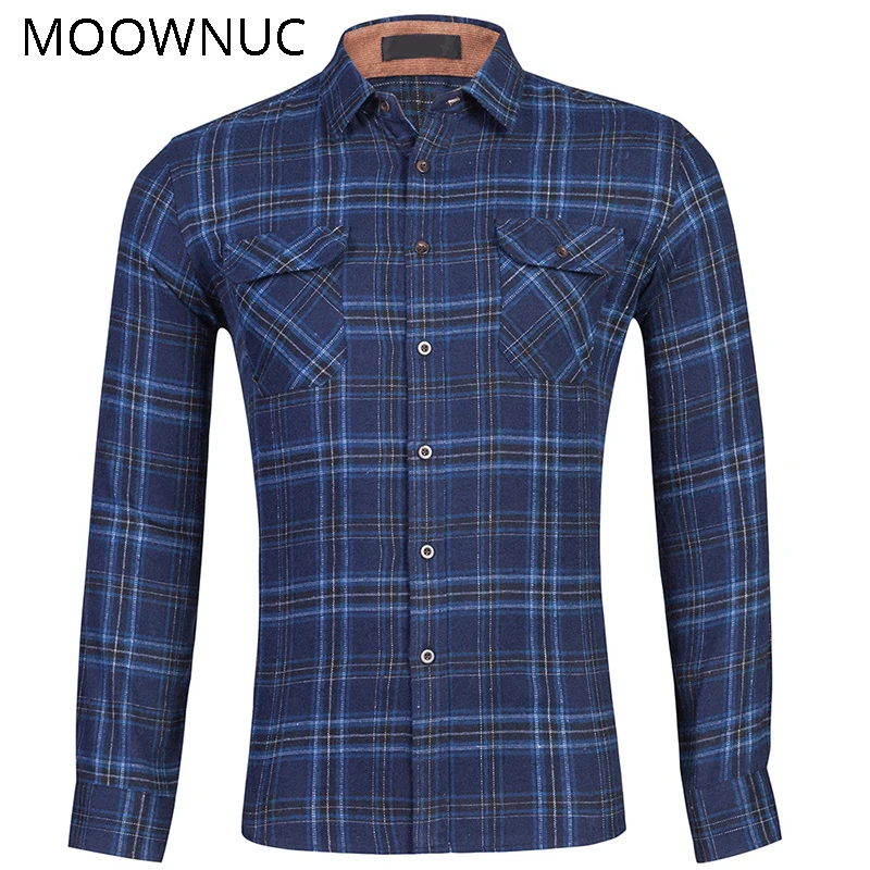 

Рубашка мужская модная брендовая клетчатая Весенняя умная Повседневная 100% хлопок без глажки американский размер мужская летняя официальн...