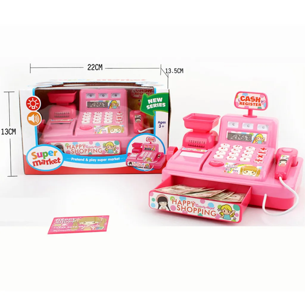 Кассира для супермаркета игрушки детей Игрушки маленьких девочек и мальчиков