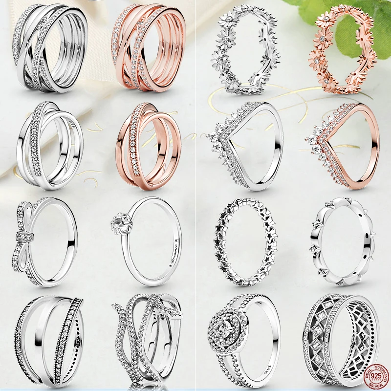 

Женское кольцо, блестящее и полированное кольцо с тремя кольцами