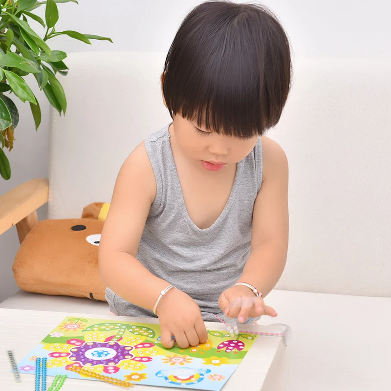 

Stickers handmade crystal color painting diamond crystal stickers DIY production paste educational toys birthday gifts