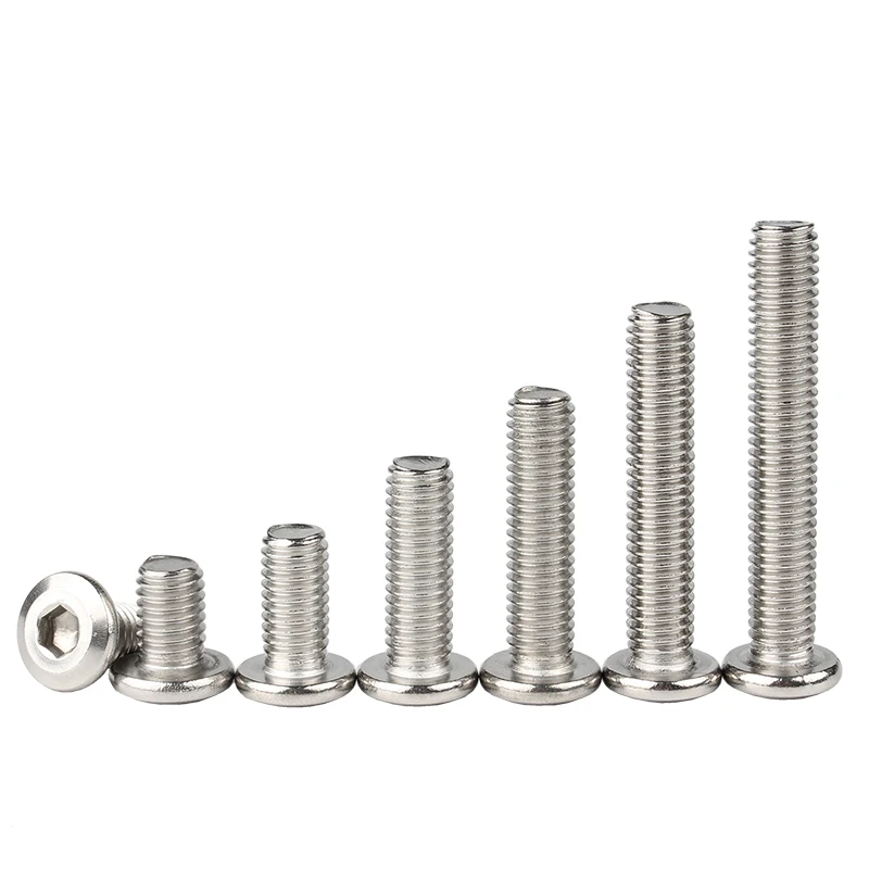 M6 M8 Плоская Круглая Шестигранная головка колпачок винт Метрическая резьба
