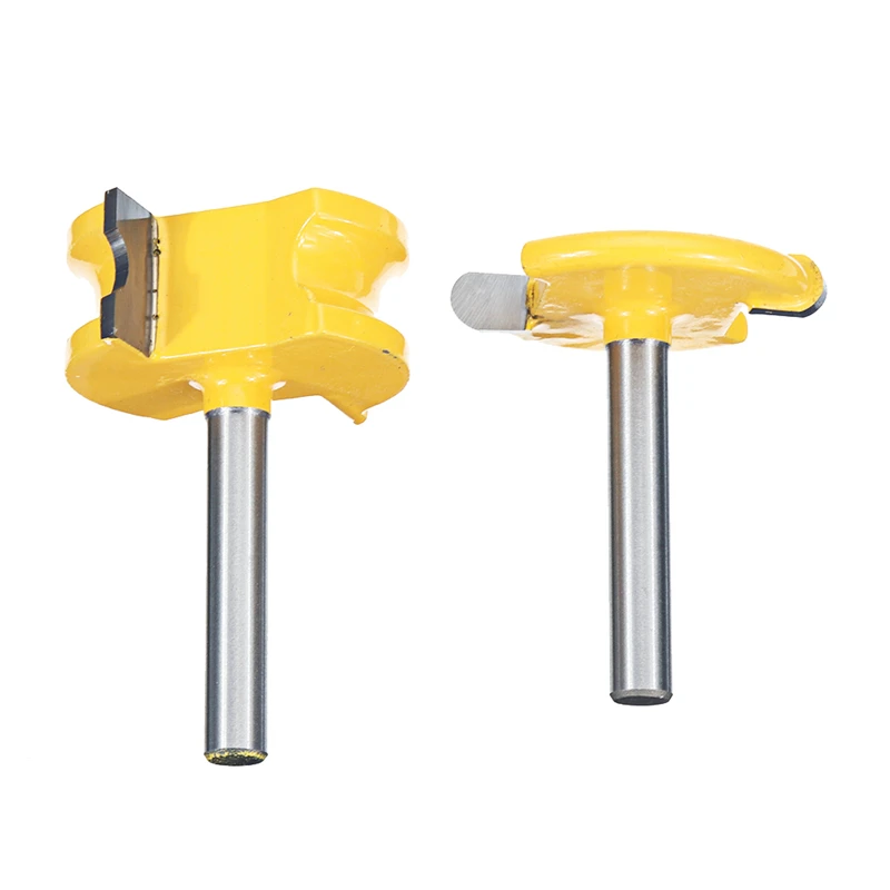 2 шт. 1/4 дюймовый шарик Флейта концевая фреза для вырезания гребней и заусенцы