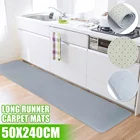 Противоскользящие коврики для гостиной, кухни, длинные узкие коврики для прихожей, декоративные коврики для выставки, 50 х240 см