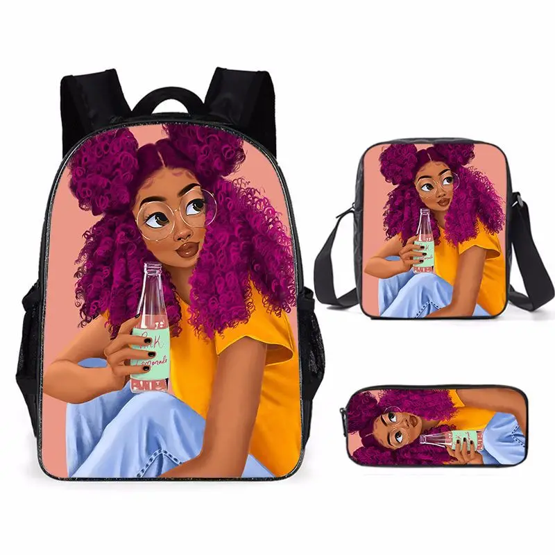 

Fashion School Backpack 3PC/Set Backpacks Cool Girls Pattern Design Children School Bookbags Set Kids Back to School Mochila Bag