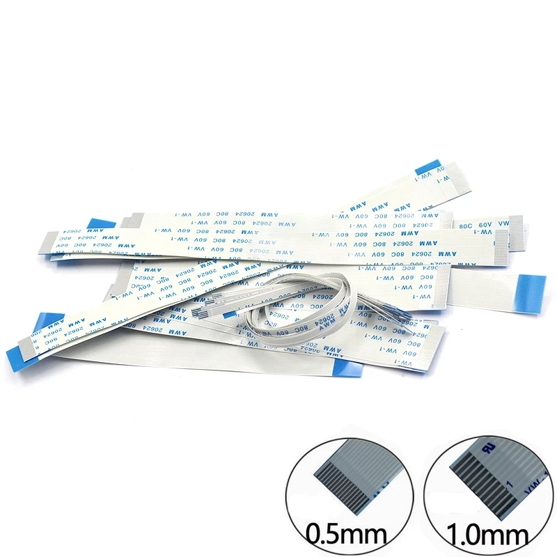 10PCS Flat flexible cable FFC FPC LCD AWM 20624 80C 60V VW-1 FFC-1.0MM | Обустройство дома