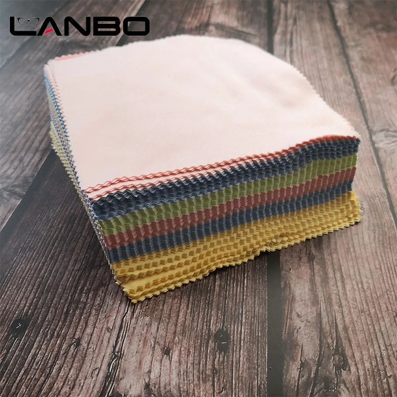 Фото Салфетка для чистки солнцезащитных очков LANBO, 30 шт., 15 х15 см, из микрофибры, очки со встроенной камерой, тряпки для вытирания пыли, салфетки №3