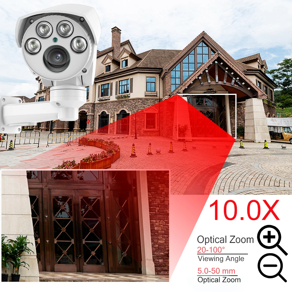 Камера видеонаблюдения ViewEye AHD 5 Мп/1080P водонепроницаемая Коаксиальная |