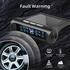 Автомобильная система контроля давления в шинах TPMS на солнечной энергии, цифровой TMPS, ЖК-дисплей, USB, Автомобильная сигнализация, датчик давления в шинах