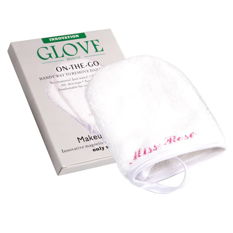 

Reusable Makeup Remover Gloves Beauty Eyelashes Double Layer Hand Wear Skin Clean Cosmetic Mitten
