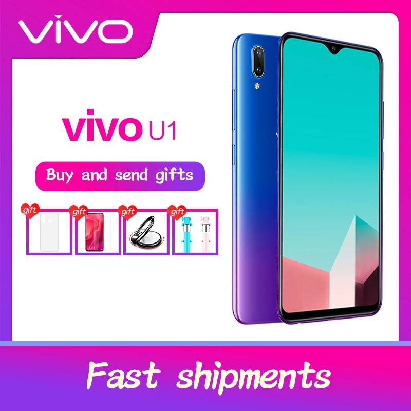 Vivo U1 мобильный телефон 6 2 дюймов экран Восьмиядерный процессор Snapdragon439 Android 8 1 4030