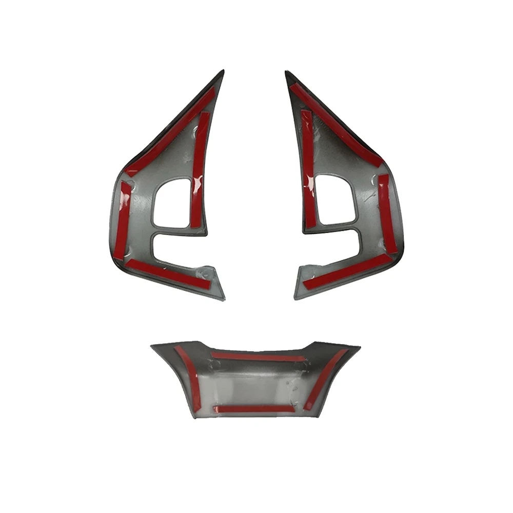 Внутренняя полоса 3 шт./компл. декоративная крышка рулевого колеса автомобиля