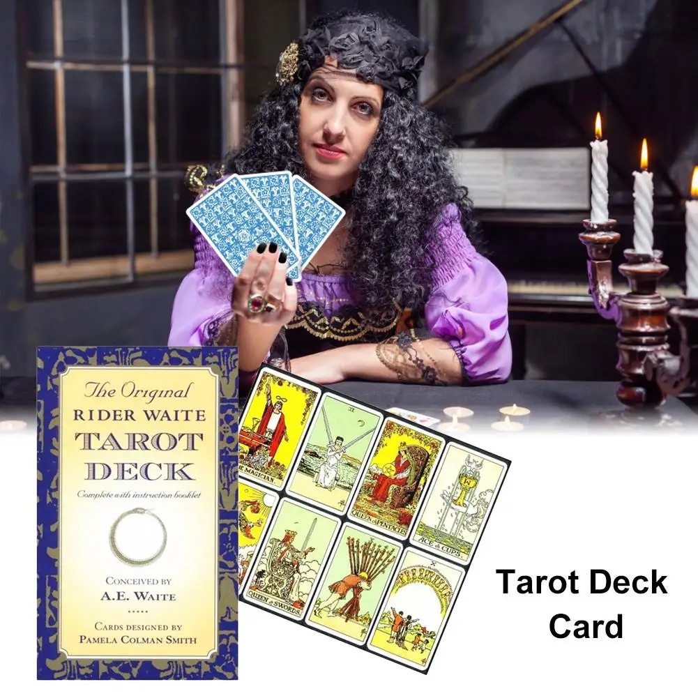 Оригинальный заказанное Уэйта палуба традиционный английский Таро карты игра с