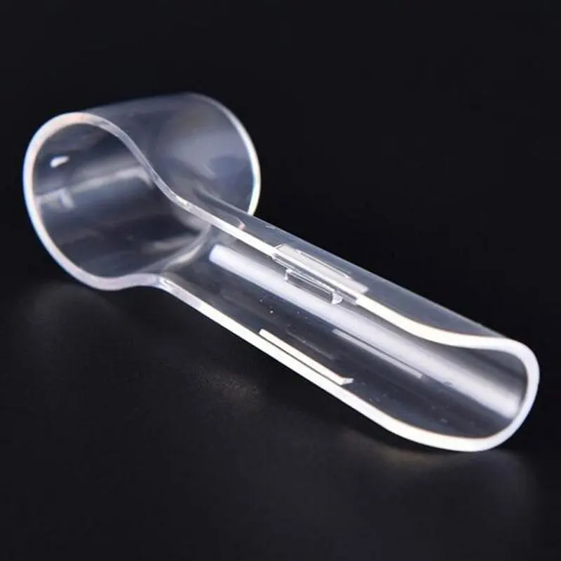 

100pcs Transparent Toothbrush Cover For Oral B Electric Toothbrush Head Travel Dustproof Keep Clean Braun Protective