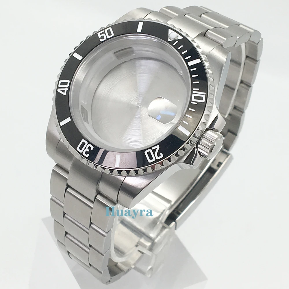 Механический чехол 40 мм стерильные аксессуары водонепроницаемый 100 м сапфировое