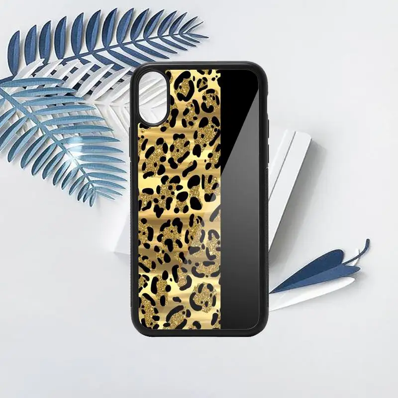 

Leopard pattern Phone Case TPU For iPhone X XR XS 11 12 mini Pro MAX 6 6S 7 8 Plus SE 2020