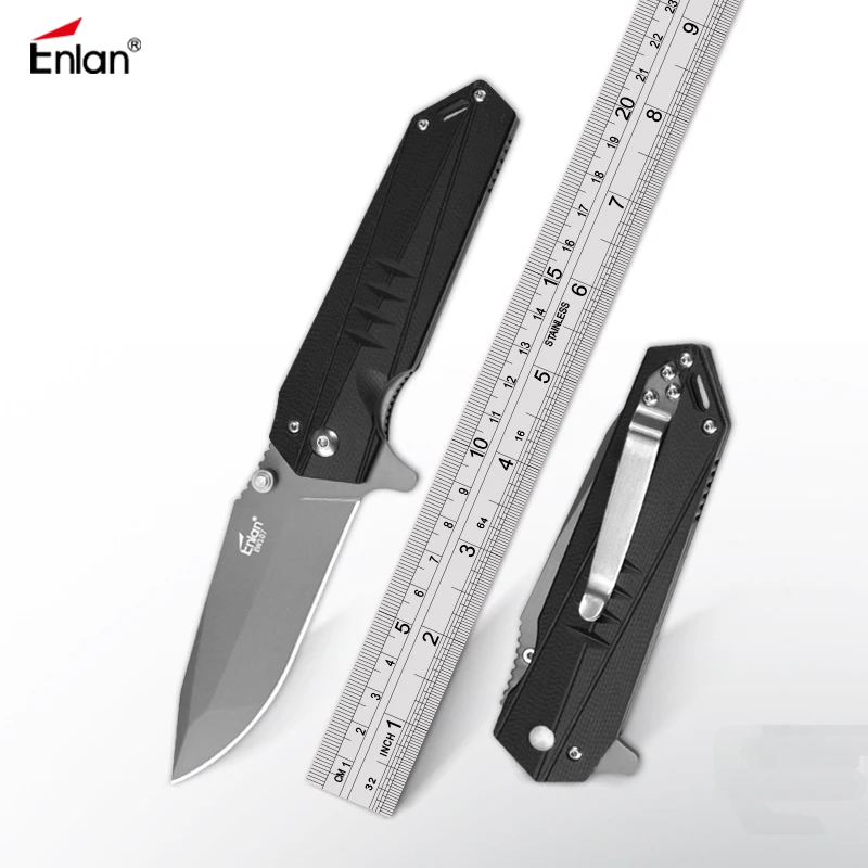 Мини-подарок складной нож Enlan EW107 с рукояткой G10 походный охотничий спасательный