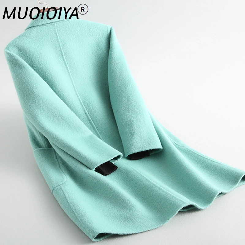 

Autumn Winter Coats Women Elegant Wool Coat Female Spring 2021 Women's Jacket Double-side Casual Coats Outerwear 20212