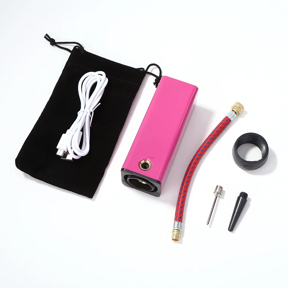 Надувной электрический мини-насос 2 в 1 USB портативный вакуумный насос для