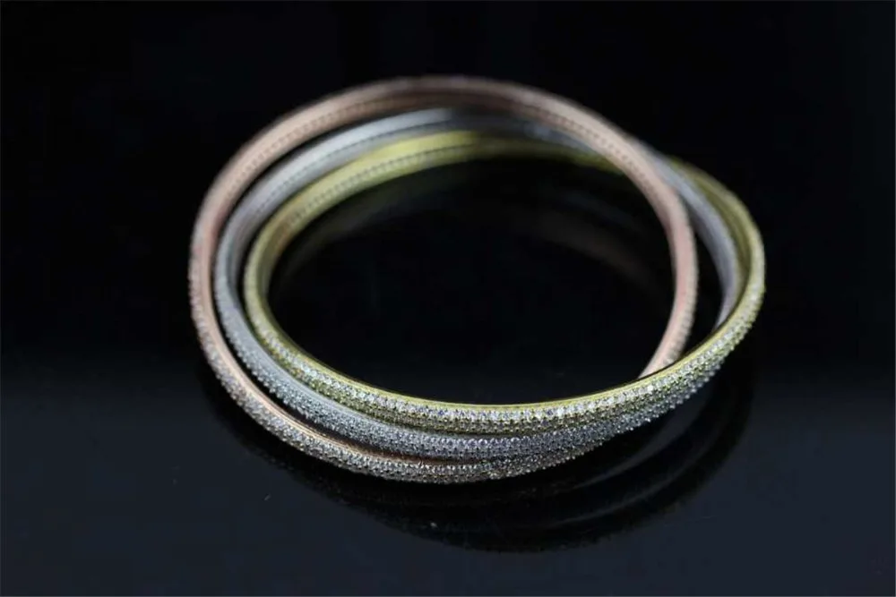 XC347 Роскошные дизайнерские ювелирные украшения из стерлингового серебра с блестящим цирконом для женщин милые и прелестные.