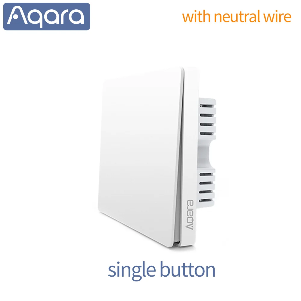 Умный настенный выключатель Aqara Zigbee с Wi Fi управление через приложение