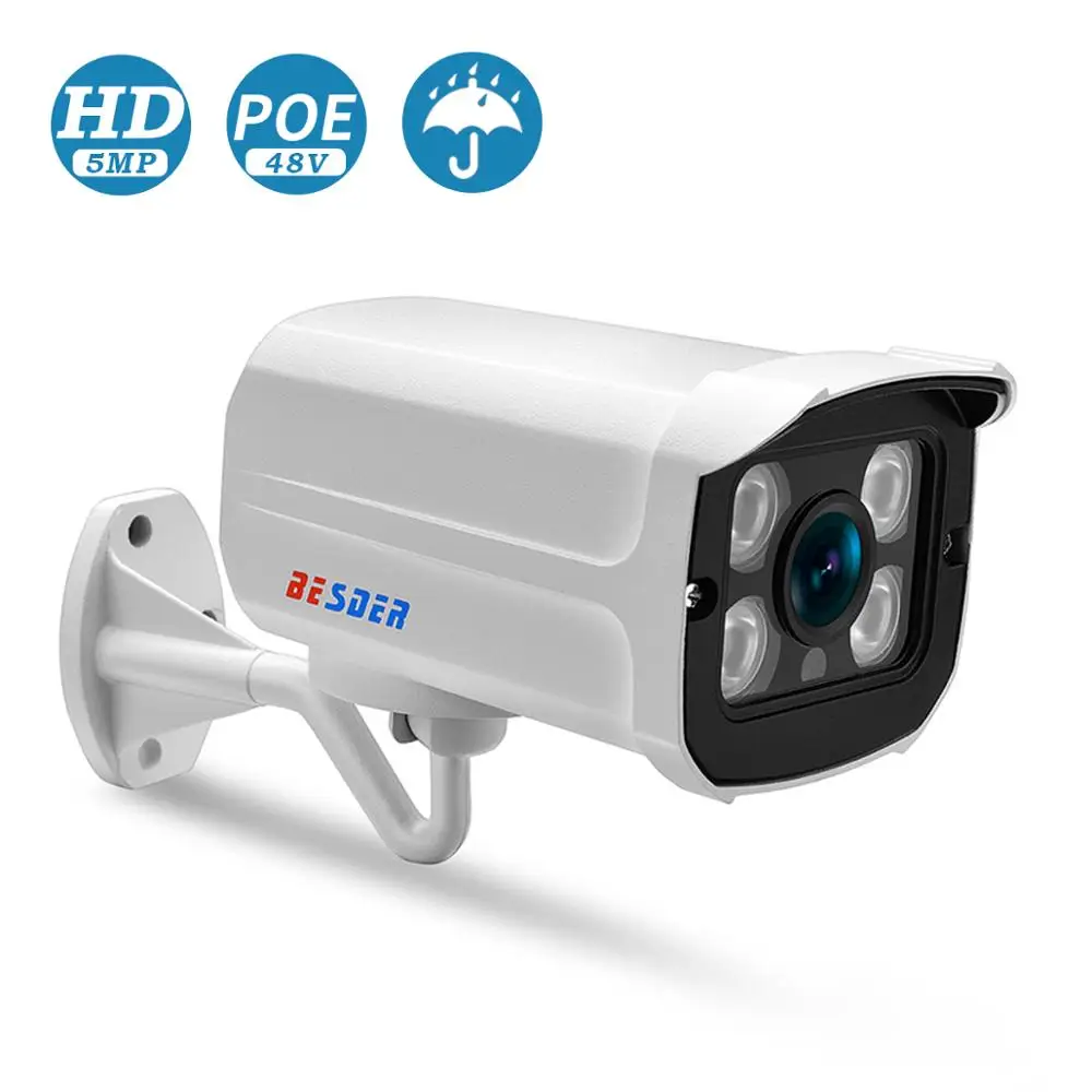 IP камера BESDER широкоугольная 2 8 мм 720P 960P 1080P водонепроницаемая|1080p ip camera|ip cameracctv camera