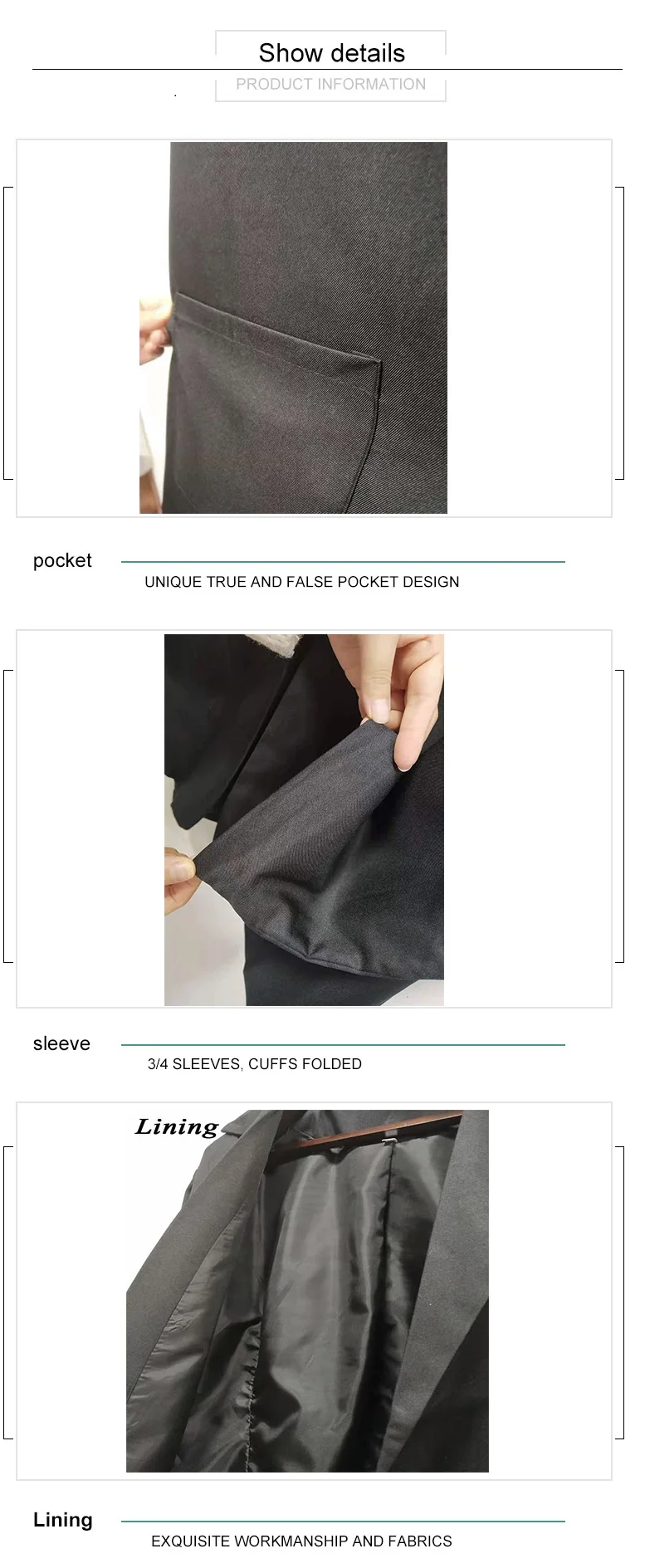 Autumn Office lady Long Slim Blazers Suit Women white Notched Blazer Coat Casual elegant long sleeve Female Business suit