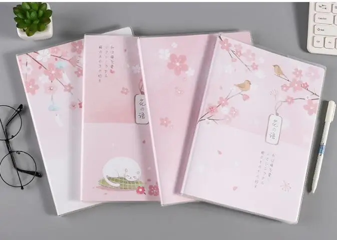 16k Резиновый рукав Книга ПВХ конверт для ноутбука креативный простой ноутбук