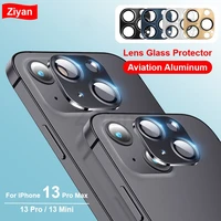 for iphone 13 pro max 12 3d metal camera lens protector glass film for iphone 12 pro max 13 mini case full cover lens ring