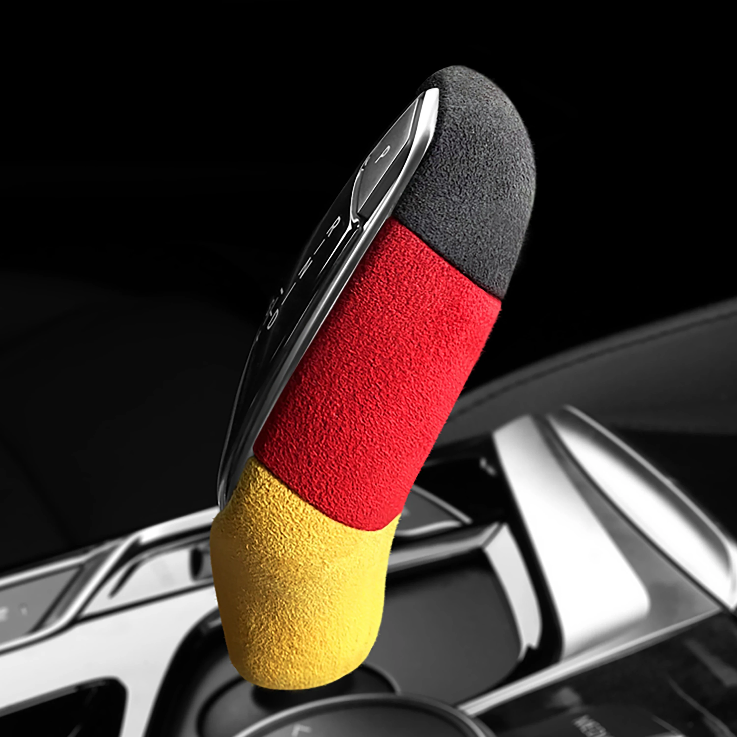 

Suede Car Gear Shift Knob Cover Trim Styling Sticker For BMW 5Series G30/G38/G32(2018+) G11/G12(2017+) G01/G02/G08 (2018+)
