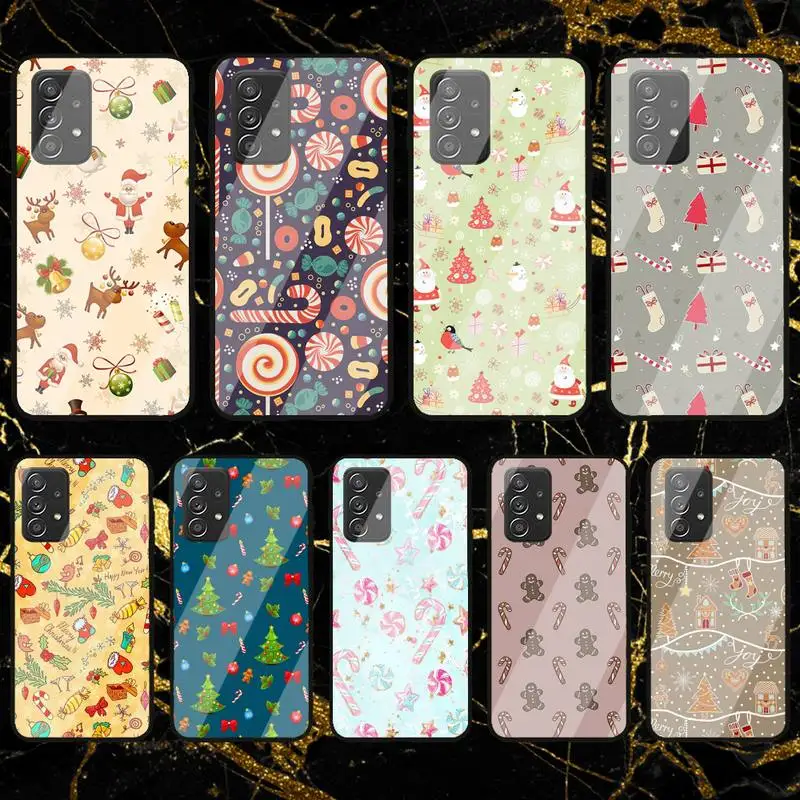 

RUIHCI Счастливого Рождества Подарки чехол для телефона Samsung Galaxy S7 8 9 10 20 plus Note8 9 10 Plus ультра стеклянный чехол