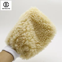 detailing double sided soft microfiber plush car detailingcleaning wash mitt washing glove