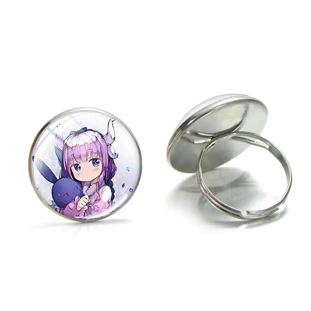 Кольцо SINA с изображением милой горничной девушки фотографий дракон мисс Кобаяси