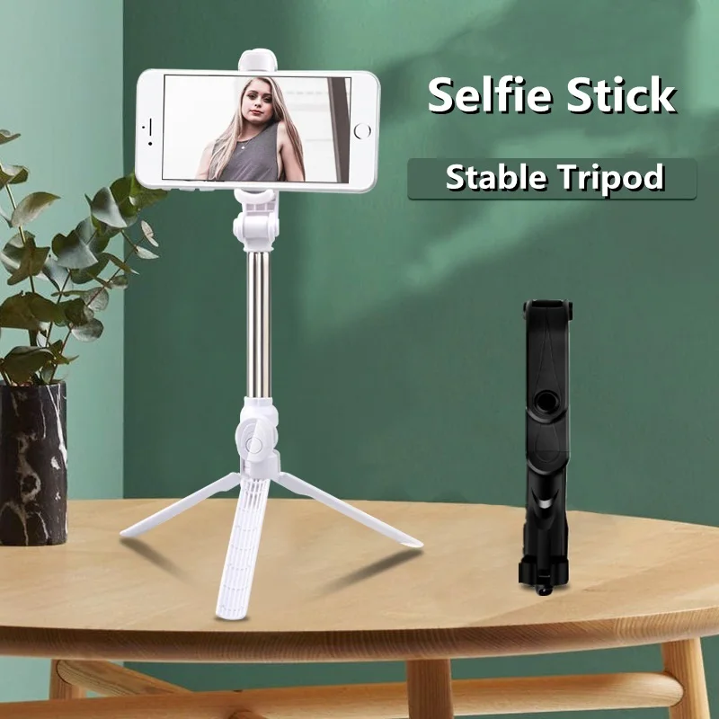 

Roreta 3 in 1 Bluetooth Wireless Selfie Stick Foldable Tripod Monopod With Button Shutter For iOS/Android