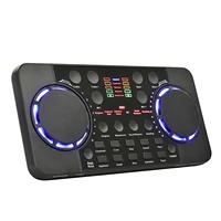 mixer live broadcast studio singing noise reduction portable external bluetooth 4 0 sound card for phone computer recording