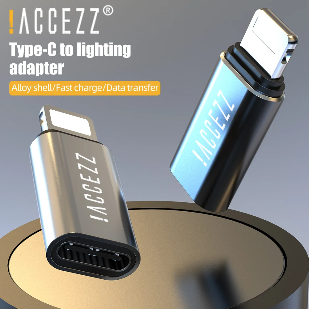 ! ACCEZZ для iPhone OTG адаптер Освещение к Type C Female 11 Pro X USB кабель конвертер быстрой