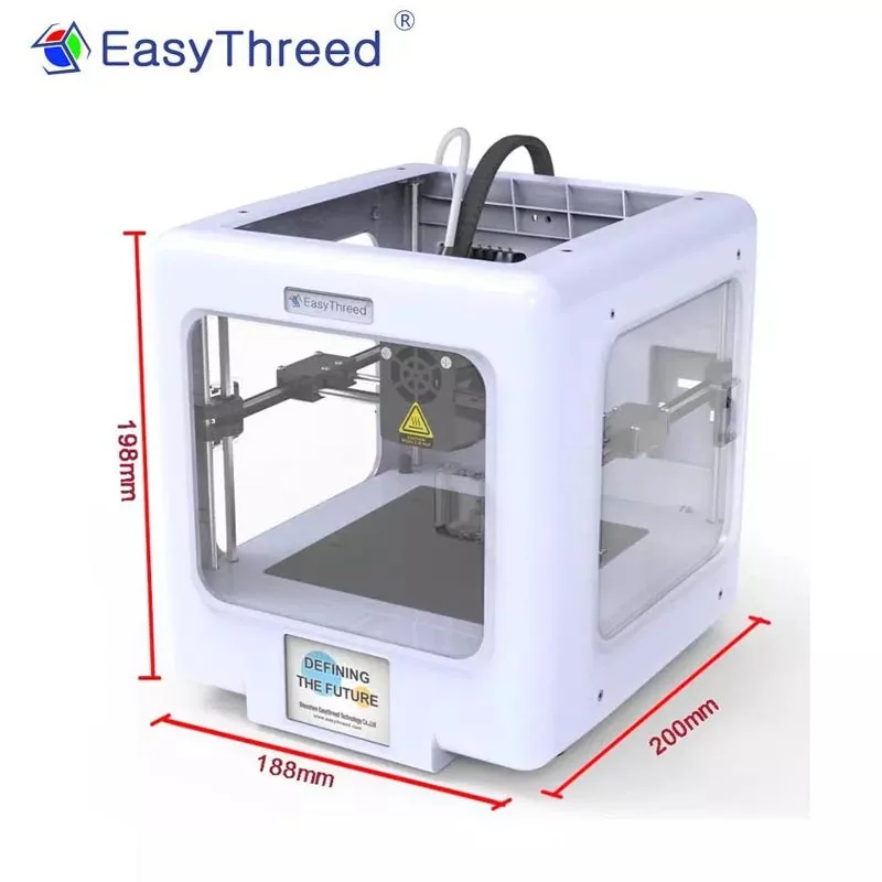 EasyThreed FDM Mini 3D Printer with Screen Desktop Assembled 3D Printing For Kids Children Gift Support WIFI Mobile APP Control