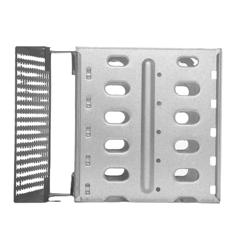 5 25 inch to 5x3 5 inch hdd hard drive cage rack diy hard disk box for 3 5 inch hard disk box computer storage expansion free global shipping