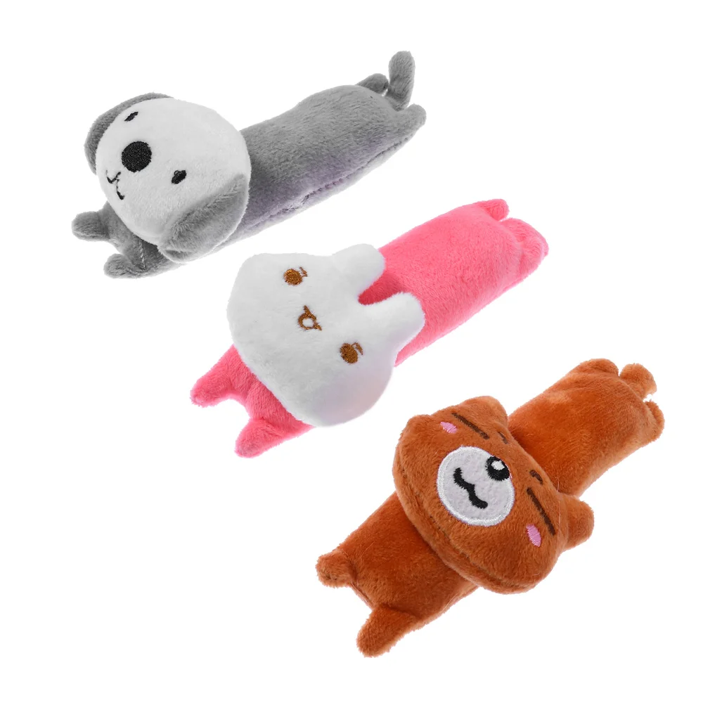 

3Pcs Bite Resistant Catnip Playthings for Pet Cats Plush Kitten Chew Toys
