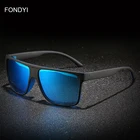 FONDYI собственный бренд дизайнерские модные солнцезащитные очки поляризованные Квадратные Солнцезащитные очки для вождения рыбалки путешествия Gafas de sol с чехлом