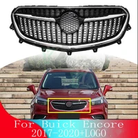 with logo for buick encore 2017 2018 2019 2020 car accessory front bumper grille centre panel styling upper grill 17 18 19 20