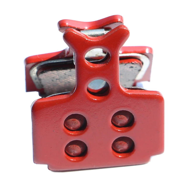 2 пары (4 шт.) красные Спеченные Дисковые Тормозные колодки MTB для велосипеда SHIMANO