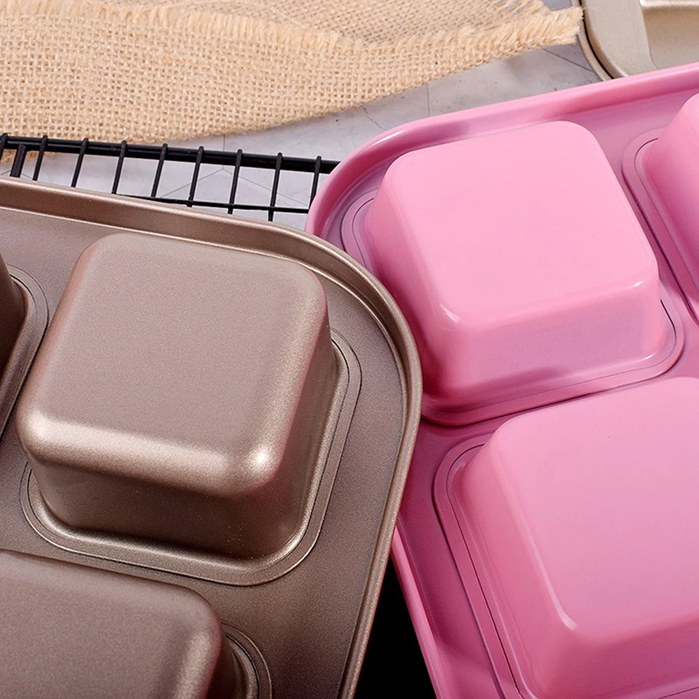 

Non-stick Bakeware 12 Cavity Baking Tool Home Supplies Square Bread Cake Mold Utensils