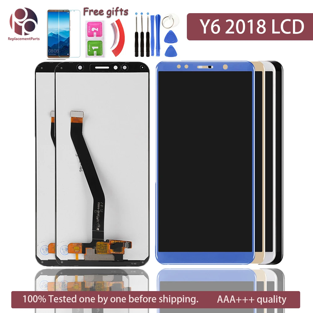 5 7 ''дюймовый ЖК дисплей для huawei Y6 2018 сенсорный экран дигитайзер с рамкой Prime