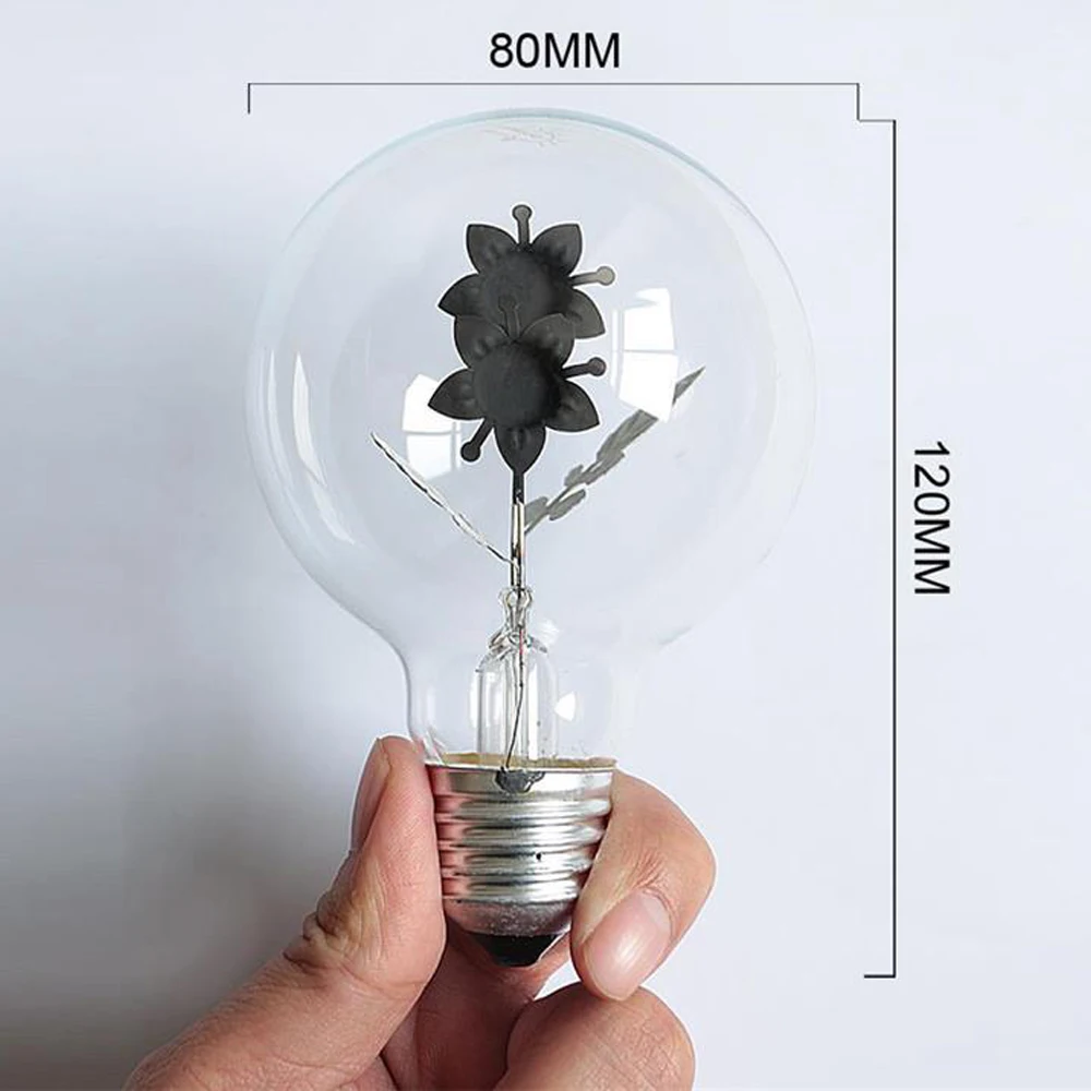 Винтаж Эдисон лампы E27 40W 220V лампа накаливания с кружевом детские носки розового