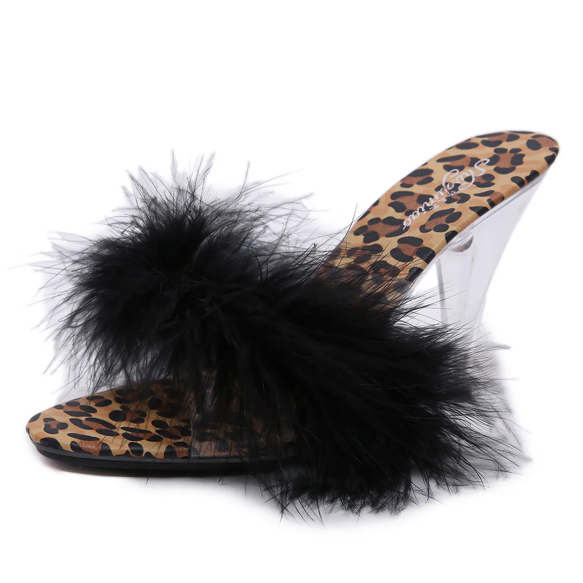 

10cm High Heels Sandals Women Sexy Slippers Sandalia Feminina Crystal Shoes Women Zapatos de mujer transparent sandals