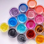4 шт.компл. набор разноцветных блестящих пигментов из эпоксидной смолы для изготовления украшений сделай сам